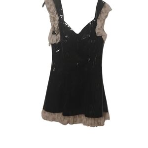 Vinyl & Lace Black and White Women's Dress